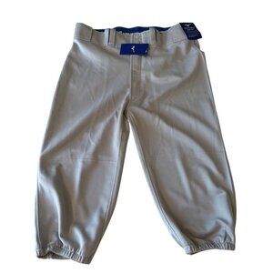 Mizuno Mens Grey Baseball Short Pants X-Large Durable Double Knit